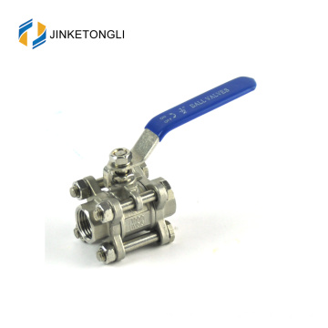 JKTL3B005 cf8m 1000 wog 3pc handles ss316 sanitary ball valves